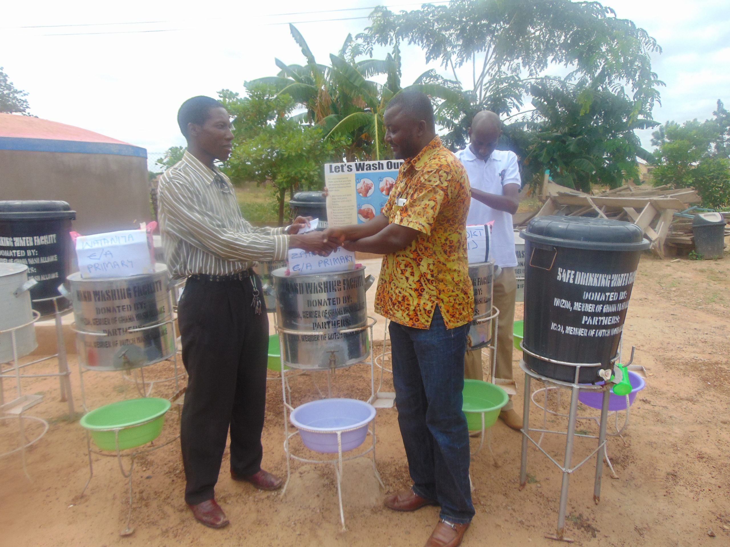 WUZDA Presents WASH Facilities To Schools In Tamale Metropolis