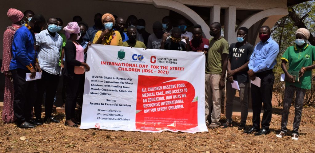 WUZDA Ghana Celebrates Street – Connected Children on IDSC – 2021, with series of advocacy&nbsp;activities