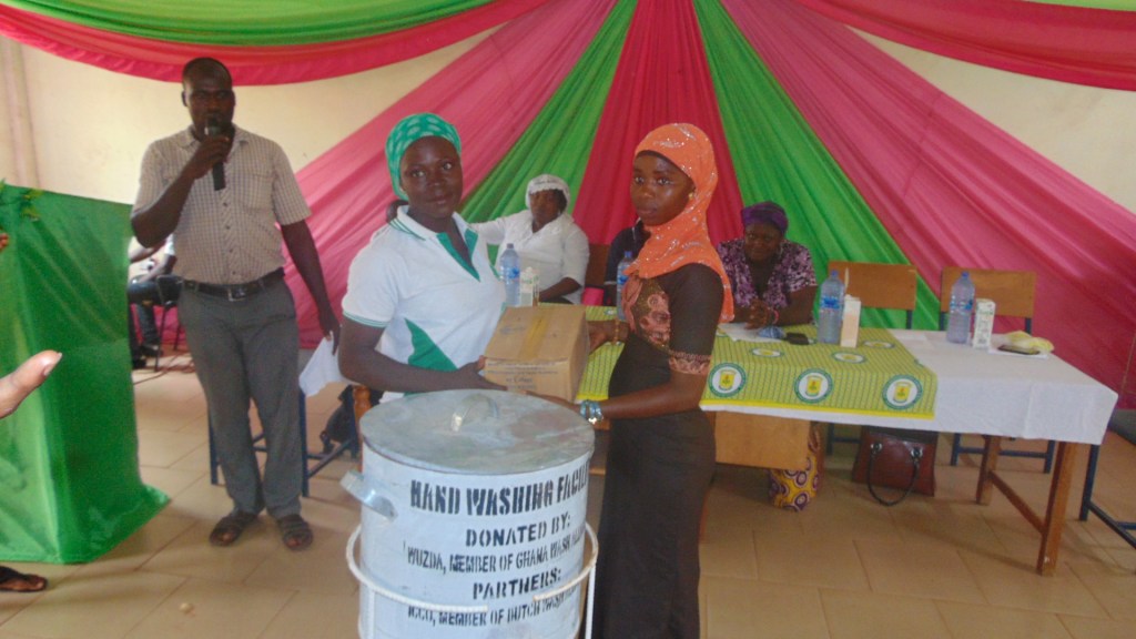 WUZDA Donates Hand Washing Facilities To Tamale&nbsp;Polytechnic